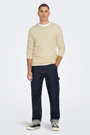 Dames - ONLY & SONS® - Pull - ecru - ONLY & SONS - ECRU