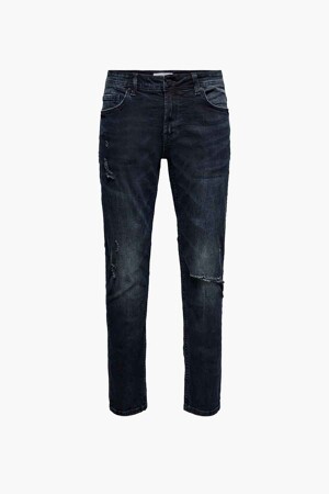 Dames - ONLY & SONS® - Slim jeans - blue black denim - Promoties - BLUE BLACK DENIM
