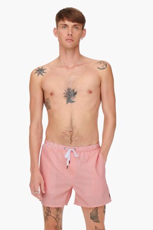 Dames - ONLY & SONS® - Zwembroek - roze - Zwemshorts - ROZE