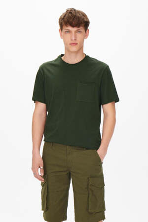 Dames - ONLY & SONS® - T-shirt - groen - ONLY & SONS - GROEN