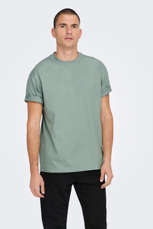 Dames - ONLY & SONS® - T-shirt - groen - ONLY & SONS - GROEN