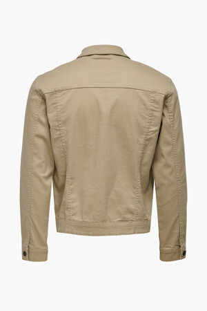 Heren - ONLY & SONS® - Jeansjas - taupe - Jassen - TAUPE