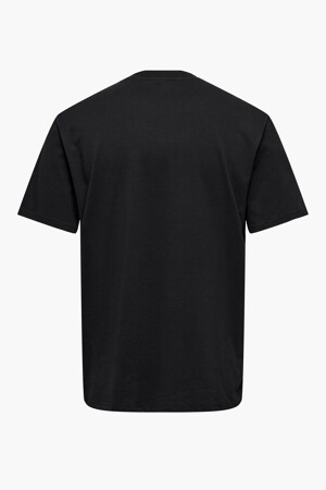 Dames - ONLY & SONS® - T-shirt - zwart - Nieuwe collectie - ZWART