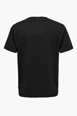 Heren - ONLY & SONS® - T-shirt - zwart - T-shirts - ZWART