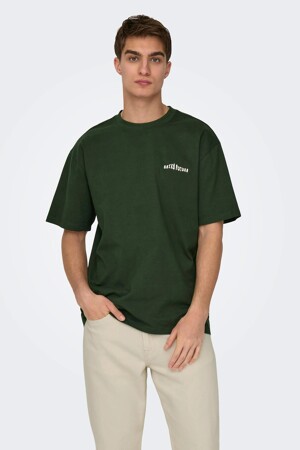Dames - ONLY & SONS® - T-shirt - groen - ONLY & SONS® - GROEN