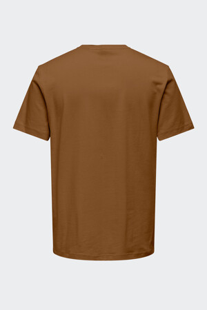 Dames - ONLY & SONS® - T-shirt - bruin - Shop checks > - BRUIN