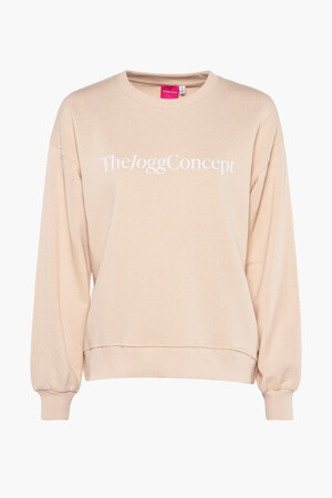 Dames - THEJOGGCONCEPT - Sweater - beige - The Jogg Concept - BEIGE