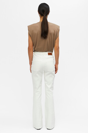 Femmes - OBJECT - Pantalon color&eacute; - blanc -  - WIT