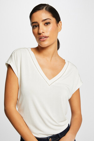 Femmes - Morgan de Toi - T-shirt - blanc - T-shirts & Tops - blanc