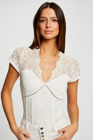 Femmes - Morgan de Toi - Body - blanc - MORGAN DE TOI - blanc