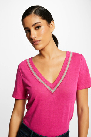 Femmes - Morgan de Toi - T-shirt - rose - T-shirts & Tops - rose