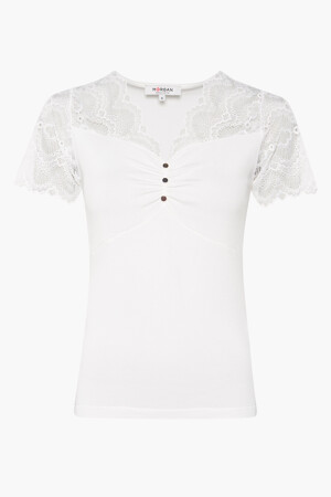 Femmes - Morgan De Toi - T-shirt - blanc - Morgan De Toi - WIT