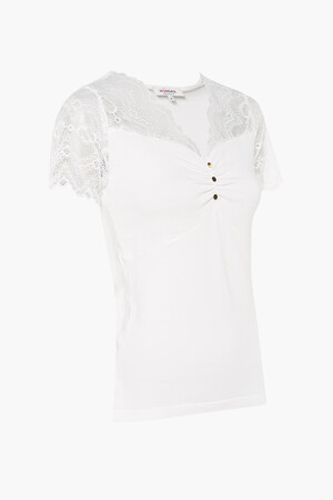 Femmes - Morgan De Toi - T-shirt - blanc - Morgan De Toi - WIT