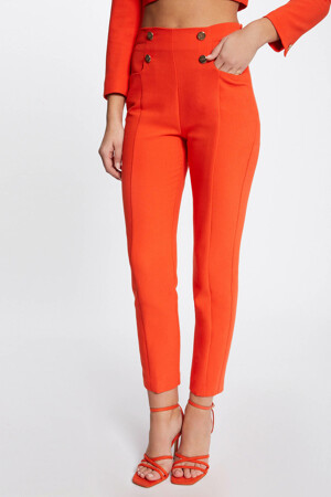 Femmes - Morgan de Toi - 231PESPAF_ORANGEADE - Pantalons - orange