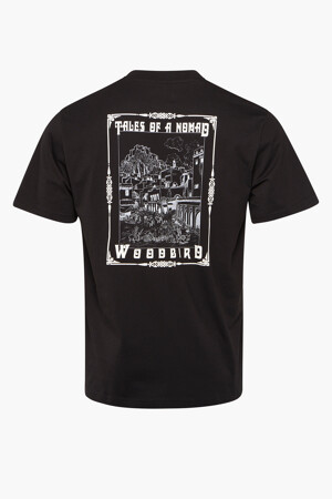 Dames - WOODBIRD - T-shirt - zwart - WOODBIRD - ZWART
