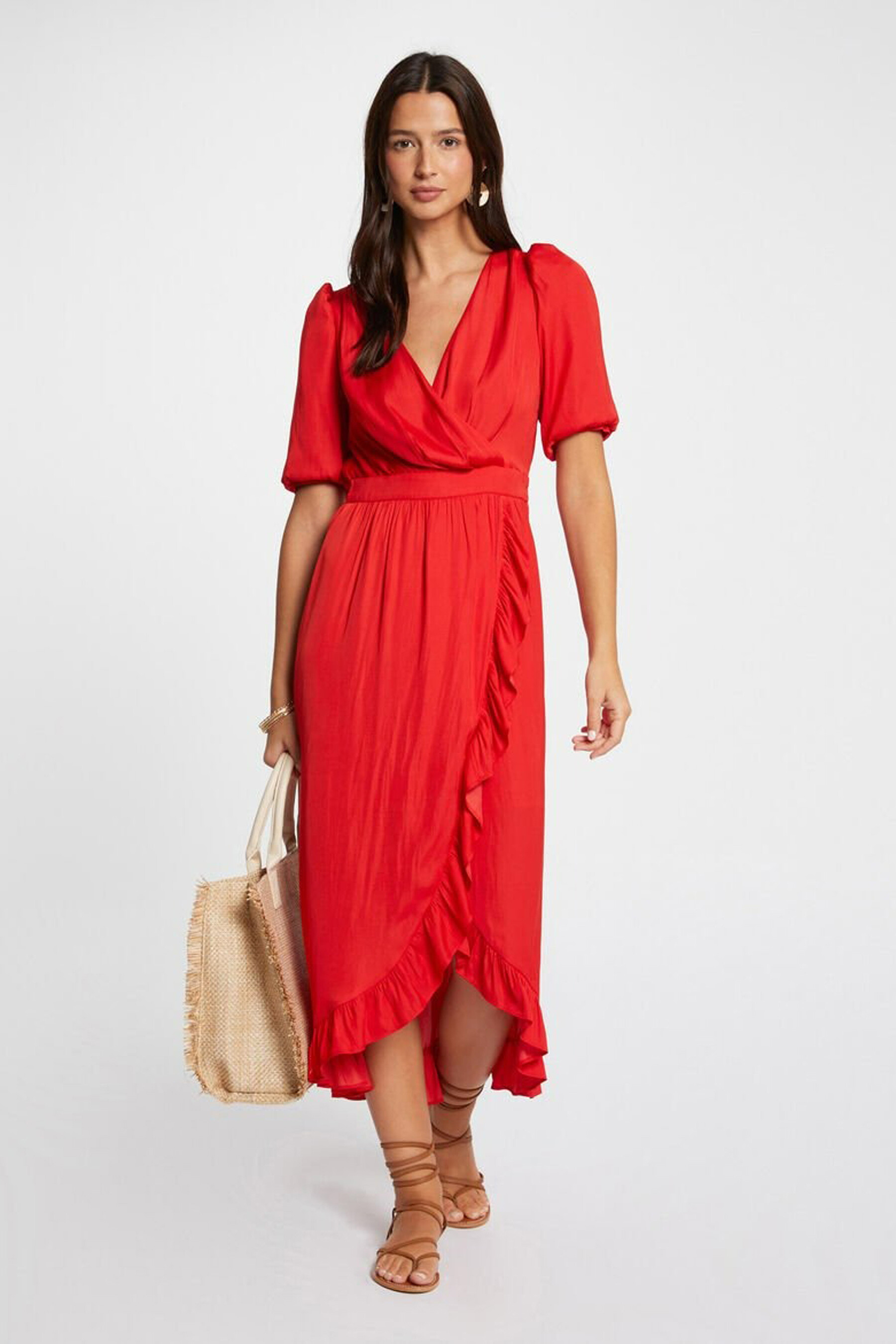 Robe rouge morgan de toi sale