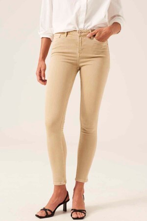 Femmes - GARCIA - Pantalon color&eacute; - brun - GARCIA - brun