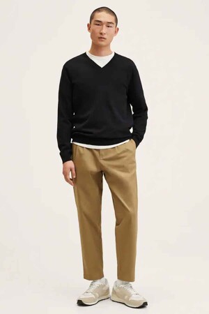 Dames - Mango - Pull - zwart - Pulls - ZWART