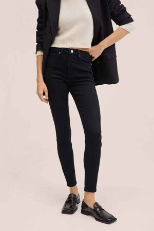 Dames - Mango - Skinny jeans - black denim - skinny - BLACK DENIM