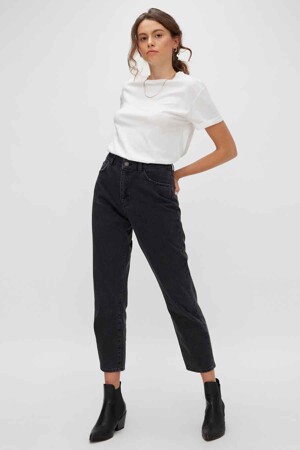 Femmes - NOISY MAY - Mom jeans  - Sustainable fashion - BLACK DENIM