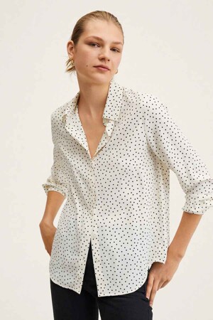 Dames - MANGO - Hemd - ecru - Blouses & Hemden - ecru