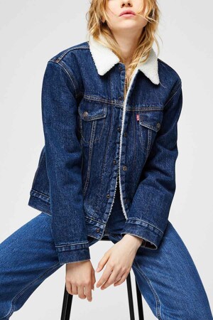 Femmes - Levi's® - Veste en jean - bleu - Zoom sur le jeans - denim