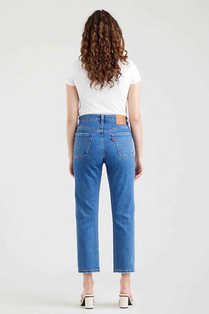 Femmes - Levi's® - 501 CROP - Zoom sur le jeans - MID BLUE DENIM
