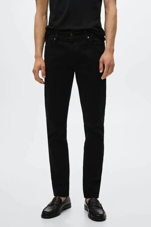 Dames - Mango - Slim jeans - black denim - slim - BLACK DENIM