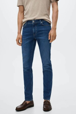 Dames - Mango - Slim jeans - mid blue denim - slim - MID BLUE DENIM