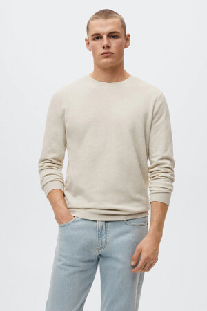 Dames - Mango - Pull - wit - Pulls - WIT