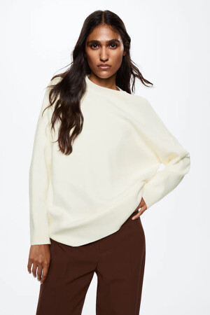 Dames - MANGO - Pull - beige - Truien - beige