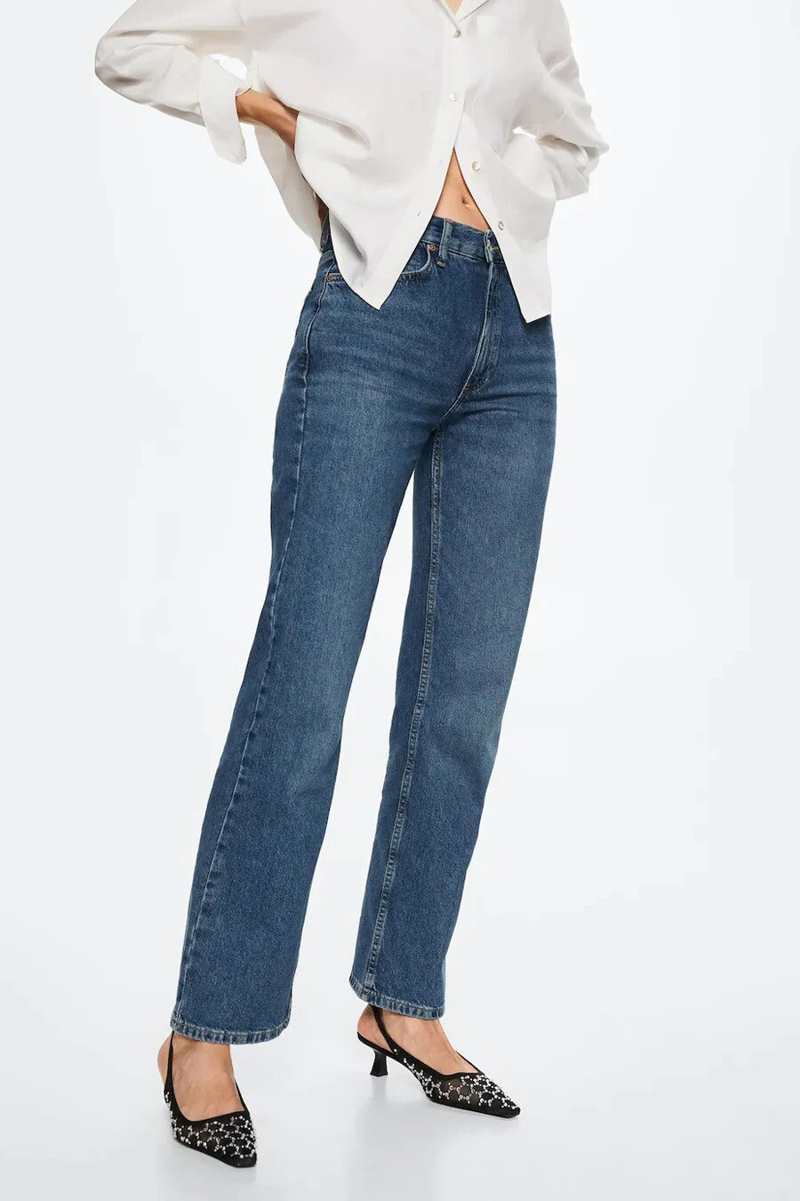 Ganni Denim Skinny Jeans in het Zwart Dames Kleding voor voor Jeans voor 7/8 en cropped jeans 