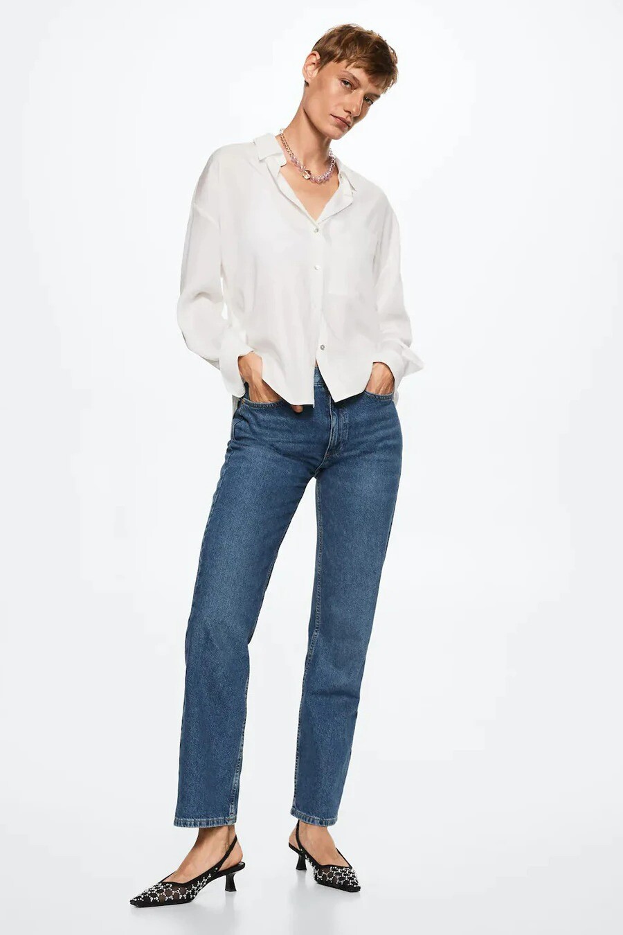 Dames Kleding voor voor Jeans voor 7/8 en cropped jeans Mother Denim Jeans in het Blauw 