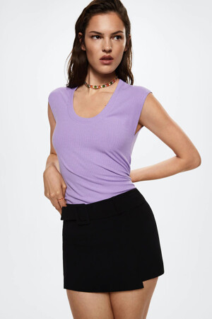 Femmes - MANGO - Top - mauve - Outlet - PURPLE