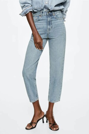 Dames - MANGO - Mom jeans - denim - Jeans - MID BLUE DENIM