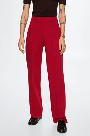 Femmes - MANGO - Pantalon costume - rouge - Tons chauds - rouge