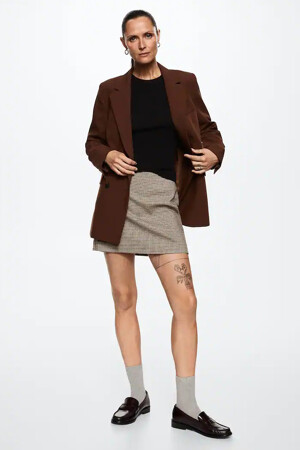 Dames - MANGO - Rok - bruin - Rokken - bruin
