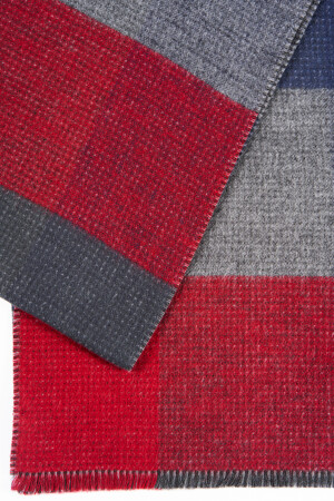 Dames - Delahaye - Wintersjaal - rood - Sjaals - rood