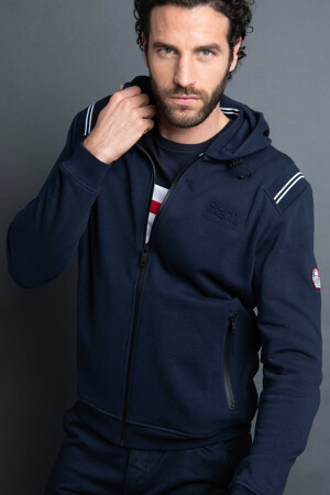 Dames - Delahaye - Sweater - blauw - Gilets - blauw