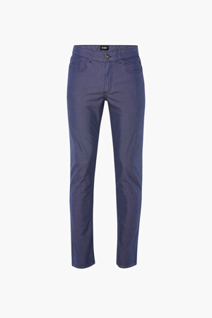 Femmes - Delahaye - Pantalon color&eacute; - bleu - Pantalons - bleu
