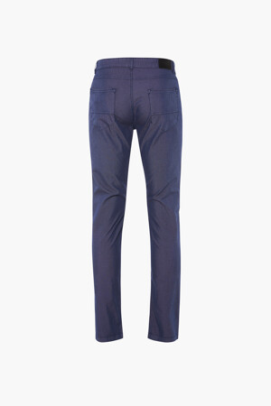 Femmes - Delahaye - Pantalon color&eacute; - bleu - Pantalons - bleu
