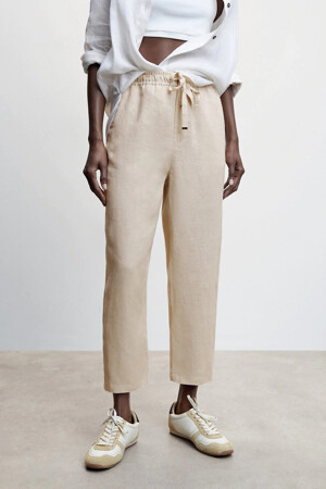 Femmes - MANGO - Pantalon color&eacute; - gris - Pantalons - gris