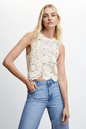 Femmes - Mango - Blouse - beige - Chemisiers - BEIGE