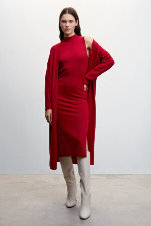 Femmes - MANGO - Robe - rouge - Robes - rouge