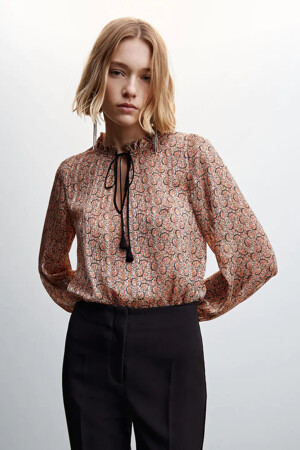 Femmes - MANGO - Blouse - beige - Chemisiers & Blouses - beige