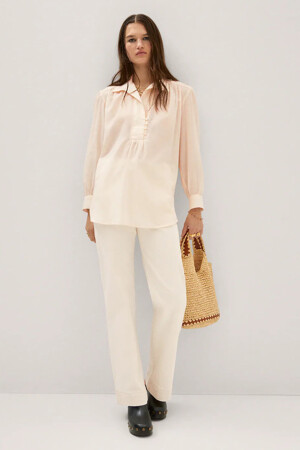Femmes - Mango - Blouse - rose - Chemisiers - ROZE