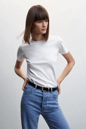 Femmes - MANGO - T-shirt - blanc - T-shirts & Tops - blanc