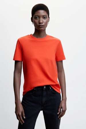 Femmes - Mango - T-shirt - orange - MANGO - ORANJE