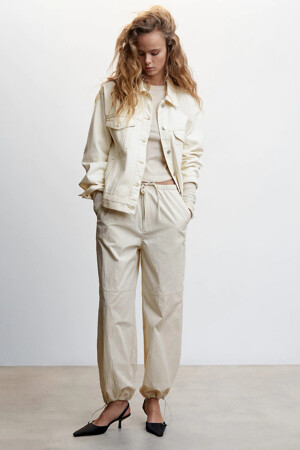 Femmes - MANGO - Veste en jean - beige - Manteaux & Vestes - beige