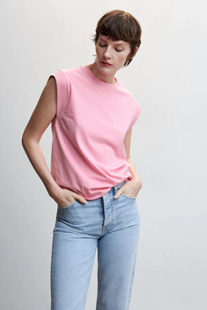 Femmes - MANGO - 47095855 MNG 23_85 PINK - T-shirts & Tops - rose